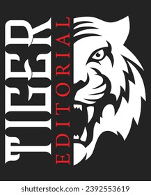 Tiger Vector T shirt Design