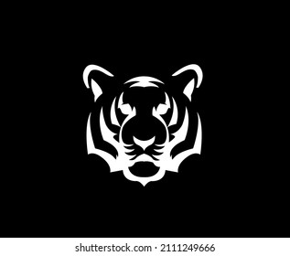 Diseño del logotipo estilizado del velador tigre