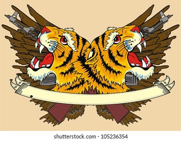 tiger wing ribbon