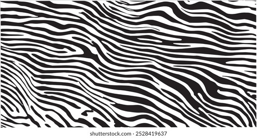 
Tiger, zebra skin background isolated on white background. Abstract background element. Hand drawn vector illustration.