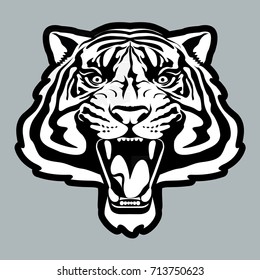 Tiger-black-&-white