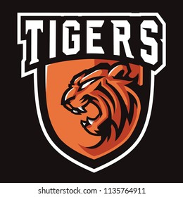 Tigers E Sports Logo Stock Vector (Royalty Free) 1135764911 | Shutterstock