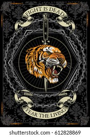 Tigers Face. Tiger tattoo