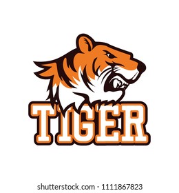tigers logo, vector illustration
