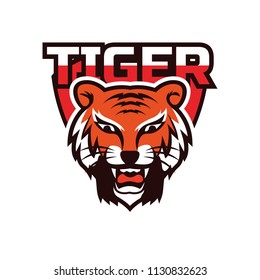 tigers logo, vector illustration