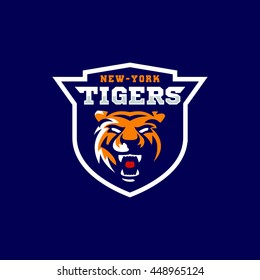 Tigers Team Sport Logo Emblem