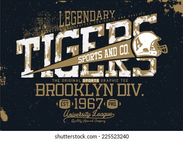 tigers tee graphics