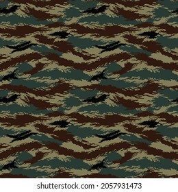 Tigerstripe  Camouflage Seamless Army Pattern