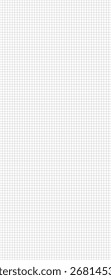 Tight space grid on portrait 9:21 transparent background ratio. Grid 45x105
