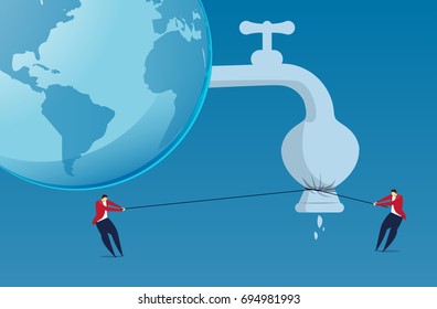 Tighten the valve to prevent the leakage of resources