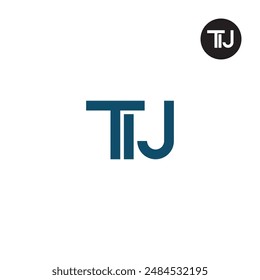 TIJ Logo Letter Monogram Design