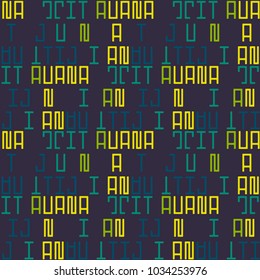 Tijuana seamless pattern. Autentic artistic design for background.