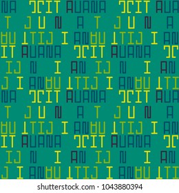 Tijuana seamless pattern. Autentic artistic design for background.