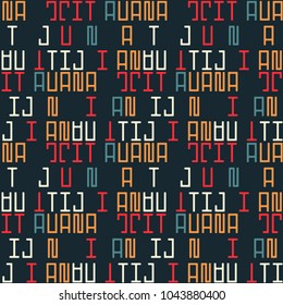 Tijuana seamless pattern. Autentic artistic design for background.