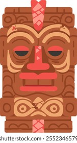 Tiki Adventure Tradition Totem Wood