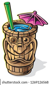 Tiki Cocktail Drink