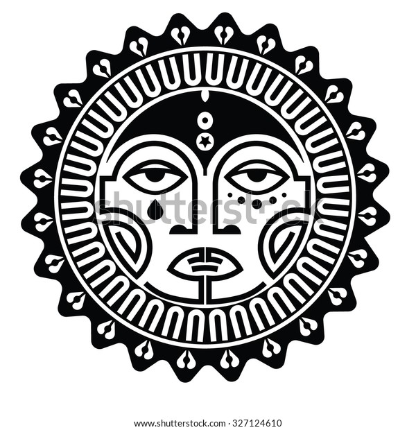 Tiki Humanlike Figure That Represents Polynesian Stock Vector (Royalty ...