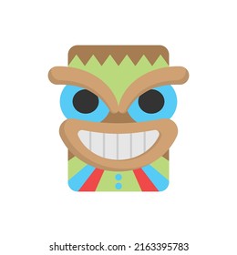tiki icon design template vector illustration