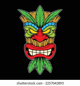 tiki mask for commercial use