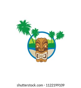 tiki mask the vector