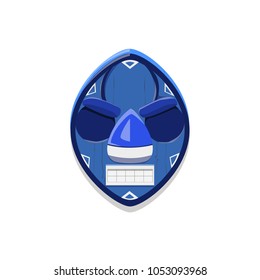 tiki mask vector. Flat icons isolated on white background.