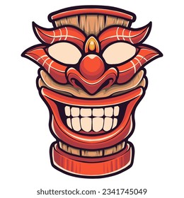 TIKI MASK VECTOR MASCOT INSPIRATION