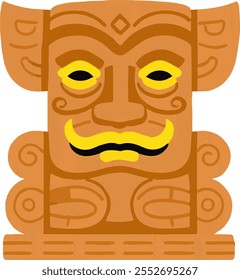 Tiki Polynesia Tribe Representation Wood