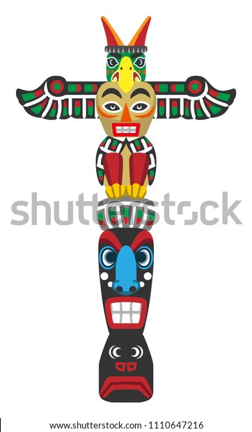 Tiki Statue Clip Art Stock Vector (Royalty Free) 1110647216 | Shutterstock