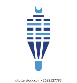 Tiki Torch Icon Element For Design