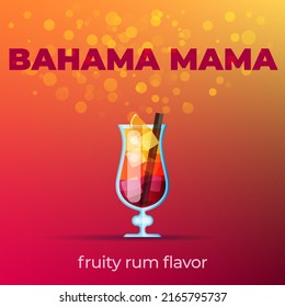 Tiki-Cocktail based on Dark, Light, Coconut Rum, Pineapple and Orange Juices, with the addition of grenadine. For lovers of sweet tropical pleasures
