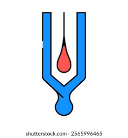 tilak mark line icon vector. tilak mark sign. isolated symbol illustration