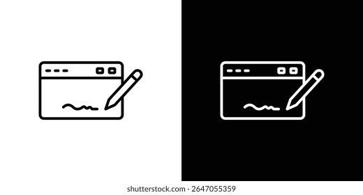Ícone de til. ícone do vetor Design Gráfico. Ícones Ui Ux