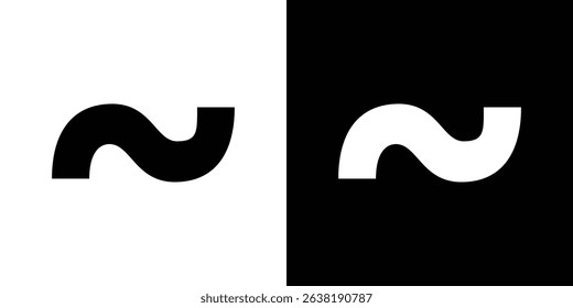 Tilde icon in solid flat trendy design style.