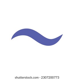 Tilde symbol. Punctuation marks, text, typography, vector icons. White background