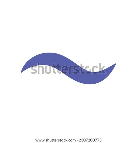 Tilde symbol. Punctuation marks, text, typography, vector icons. White background