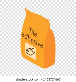 Tile Adhesive Icon. Isometric Illustration Of Tile Adhesive Vector Icon For Web