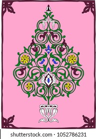 tile arabic flower