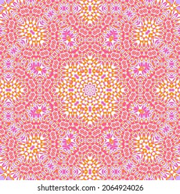 Tile azulejos mosaic seamless pattern, oriental ethnic patchwork, tribal mandala design, portuguese tile ornament. Ceramic azulejos seamless template. Beautiful colored pattern. Portuguese style.