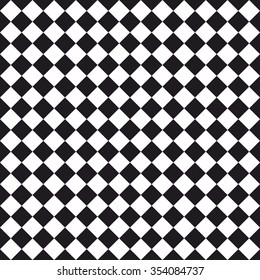 Tile black and white background vector pattern