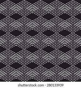 Tile black and white pattern or vector background