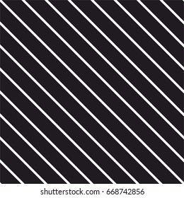 Tile black and white stripes vector pattern