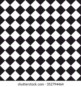 Tile black and white vector pattern or website background