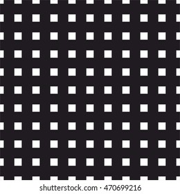 Tile black and white vector pattern or cubes background