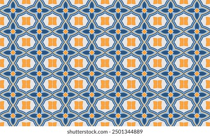 tile ceramic retro abstract shape in geometric seamless pattern style illustration.
