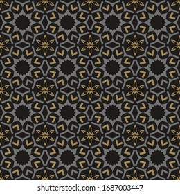 Tile decorative background geometric vector pattern. Textile design texture.