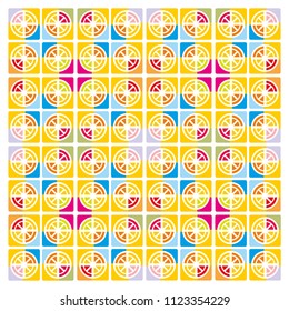 Tile design pattern ready to print and stick on the walls 