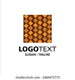 Tile, Floor, Slab, Square, Stripes, Tiles, Wall Business Logo Template. Flat Color. Vector Icon Template background