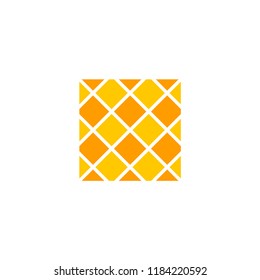Tile flooring icon flat element. Vector illustration of tile flooring icon flat isolated on clean background for your web mobile app logo design.