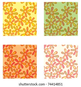 Tile of floral print