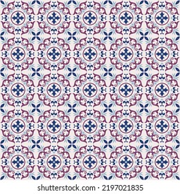 Patrón de infiltración de brillo de mosaico floral